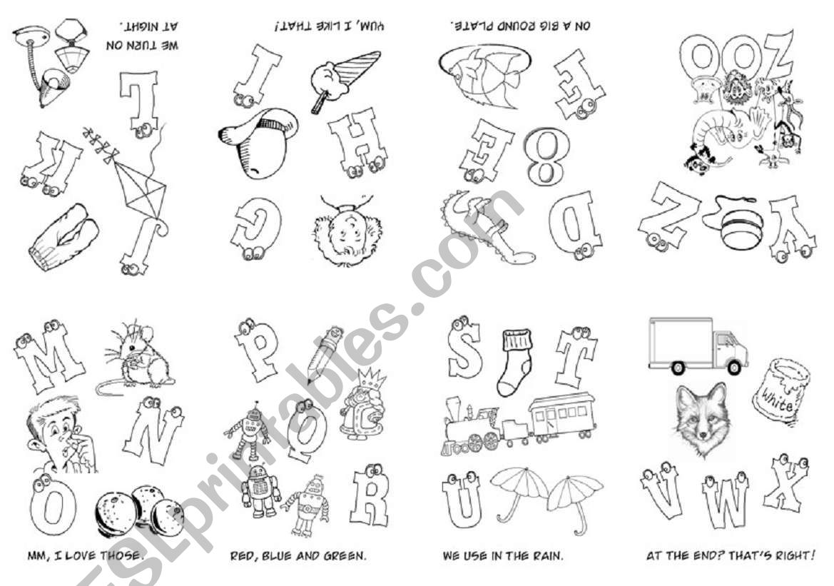 Alphabet Mini Book worksheet