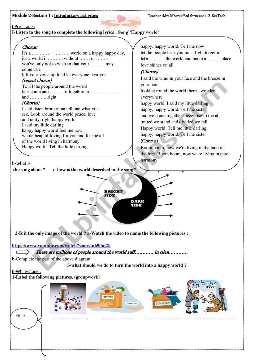 Module 2 section 1: Introductory activities