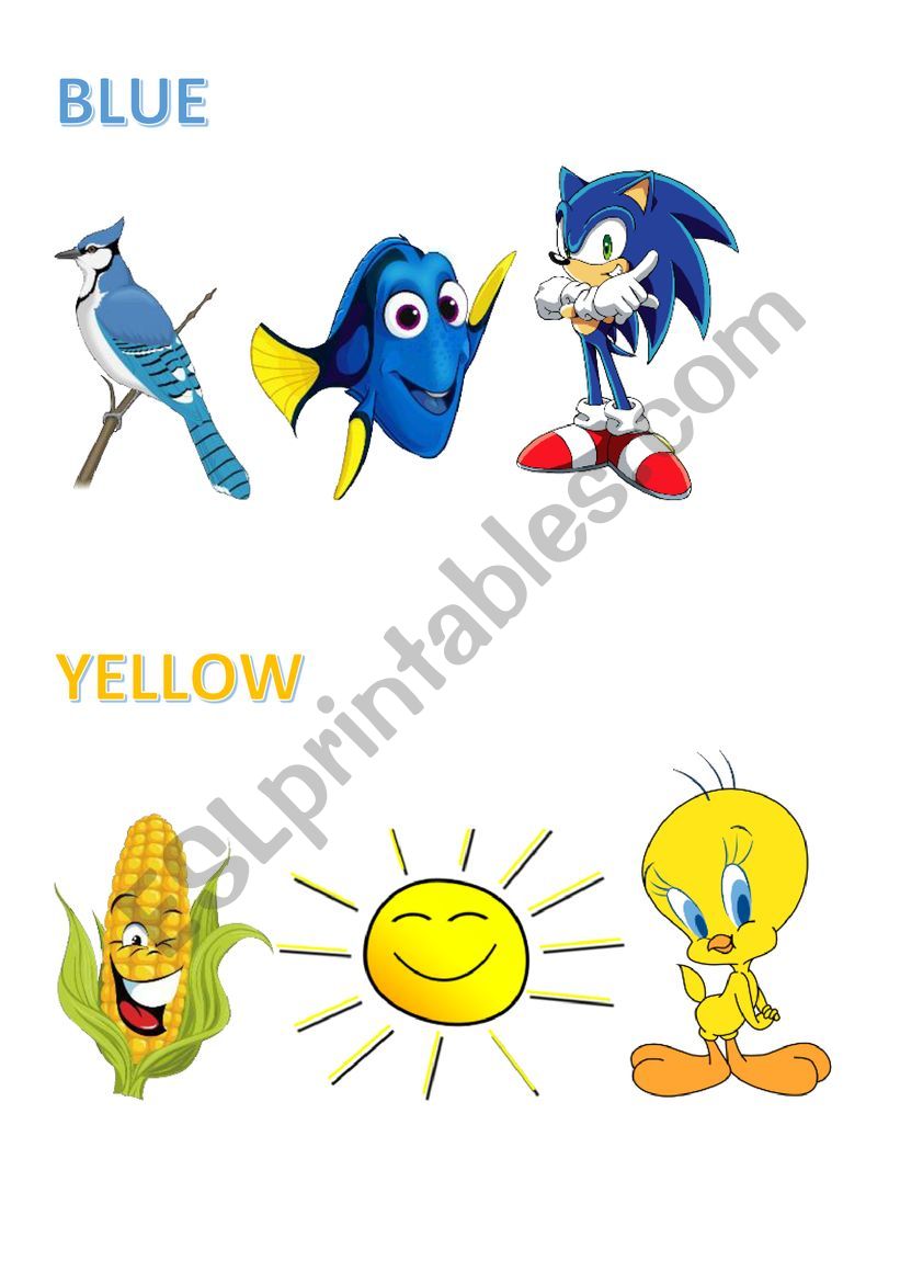 colors worksheet