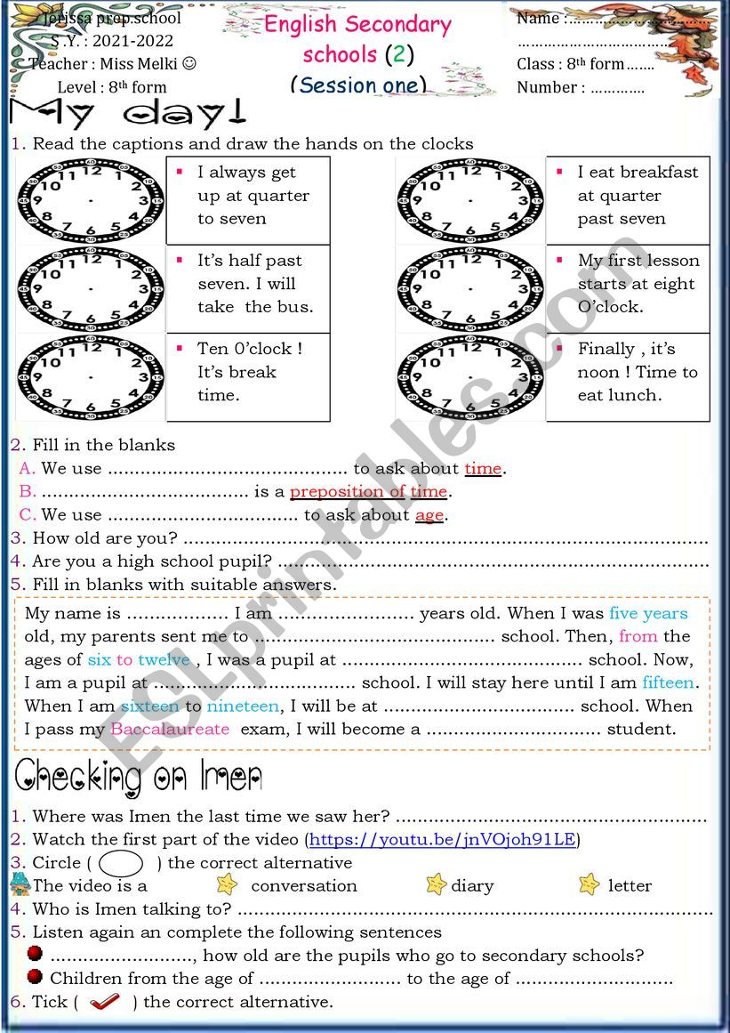 English secondary schools (2) 