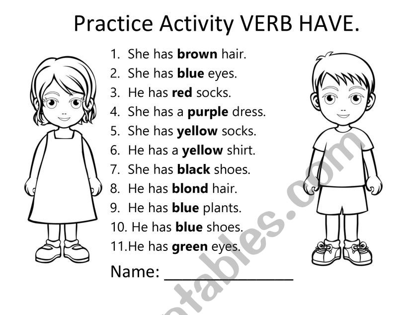 Coloring Activity - ESL worksheet by Marian92
