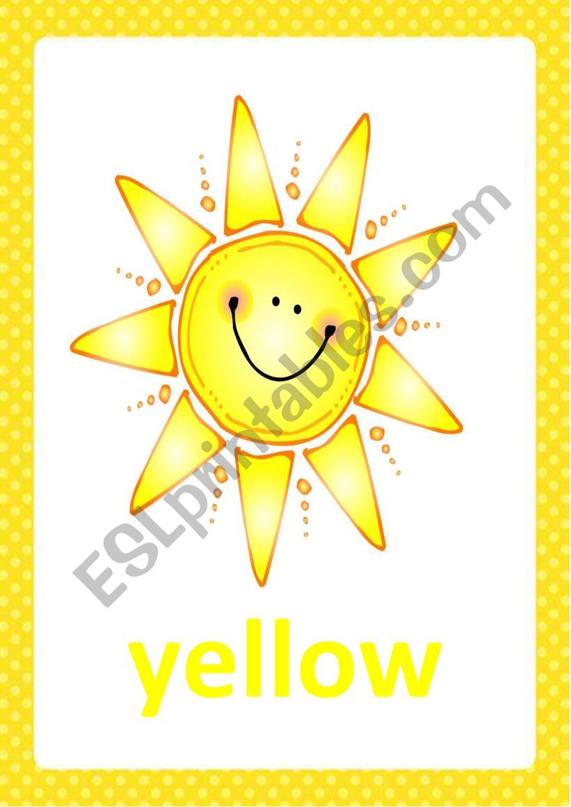 colours worksheet