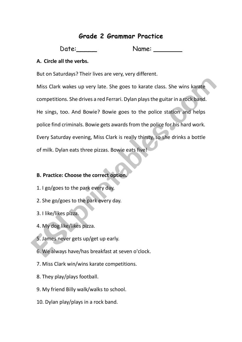 Inflectional ending worksheet