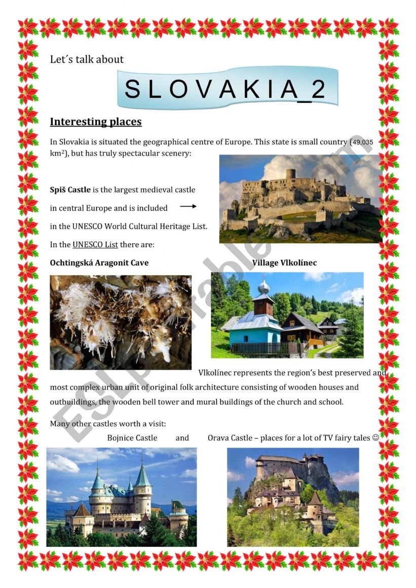 Slovakia_2 worksheet
