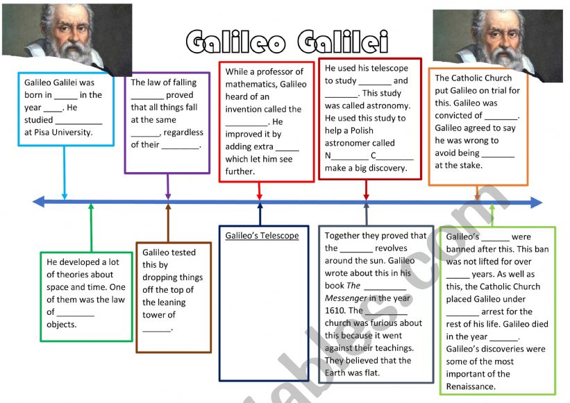 Galileo worksheet