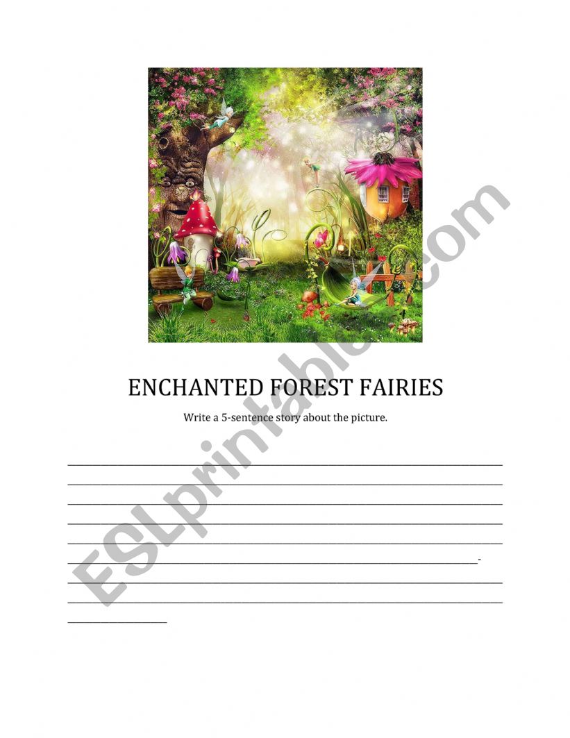 Enchanted Forest Fairies story template