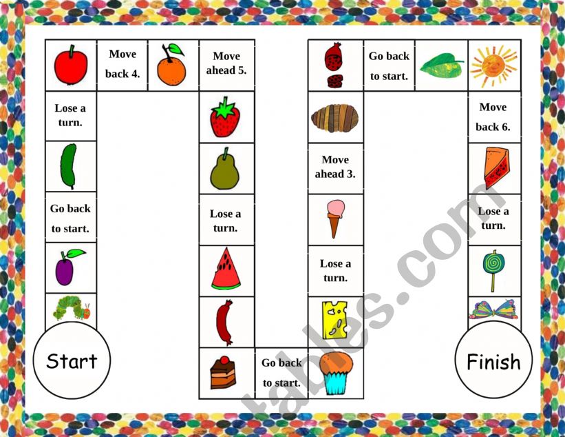 The very hungry caterpillar board game
