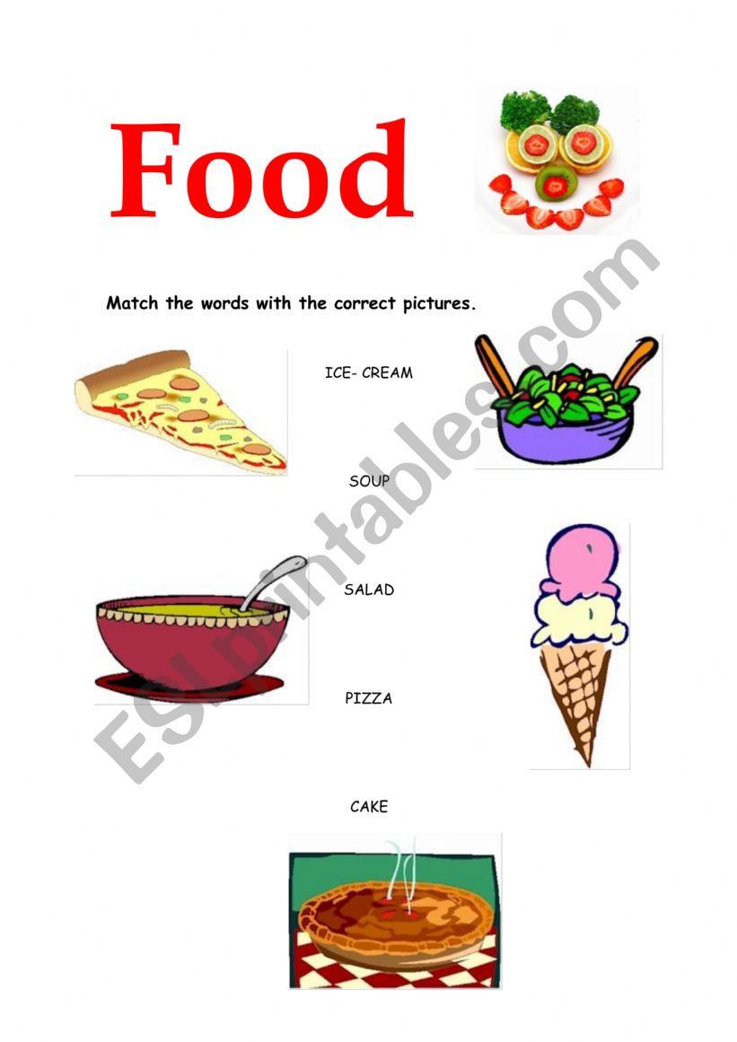 Food worksheet