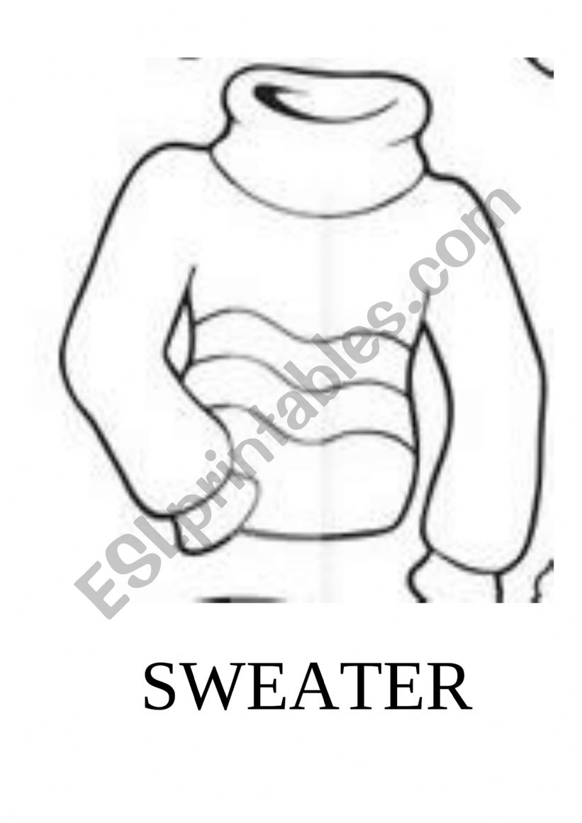 clothes worksheet
