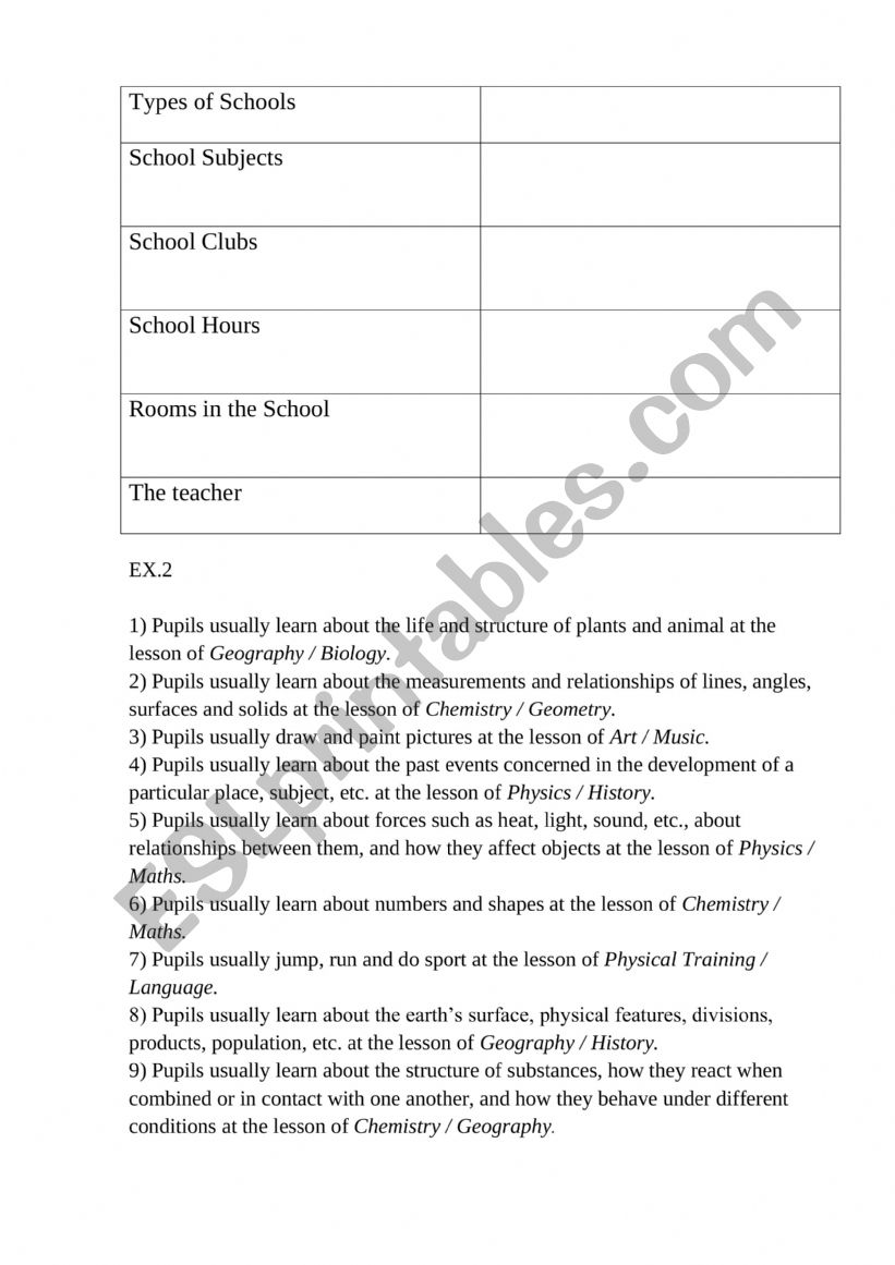 7 form worksheet
