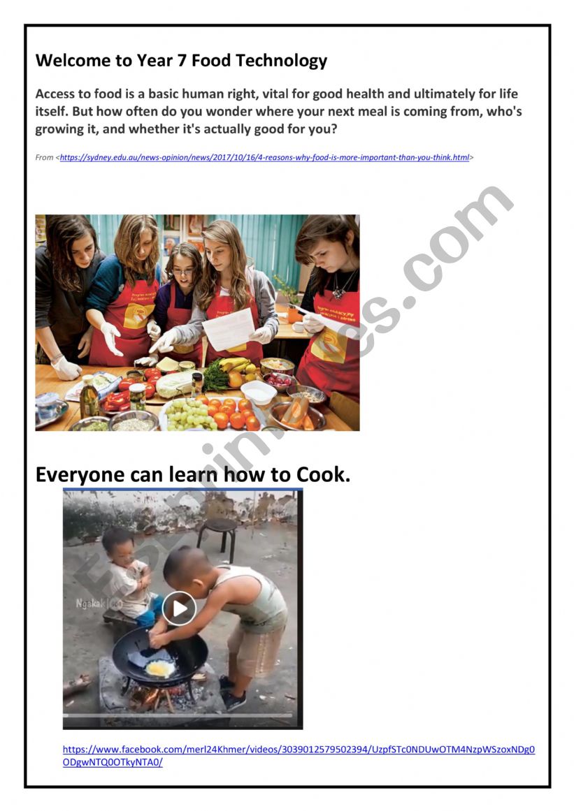 All About Me HPE worksheet