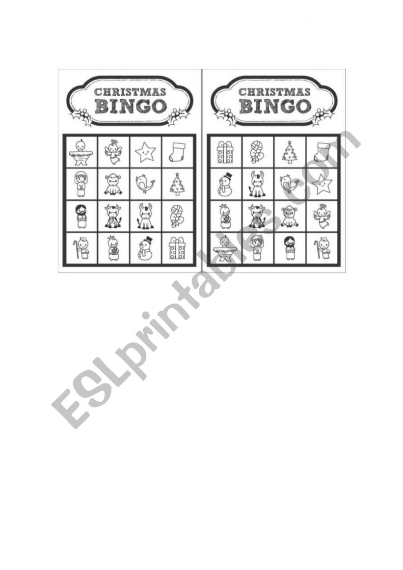 Christmas worksheet
