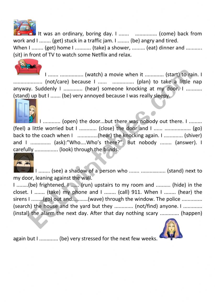 Who is there? worksheet
