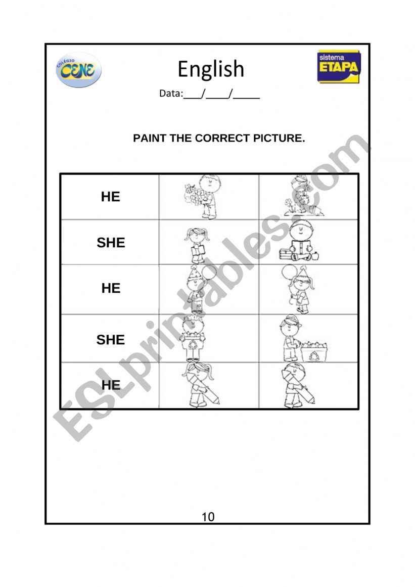 Review 1st grade worksheet