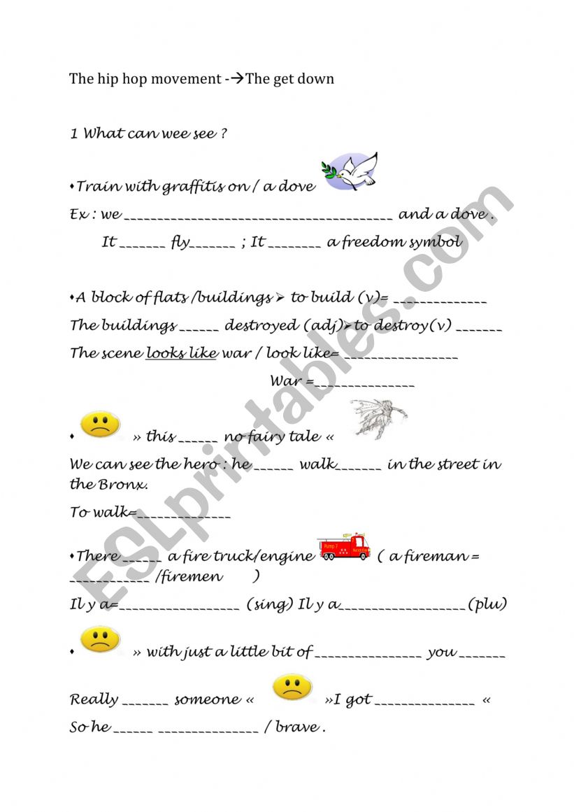 the get down  worksheet