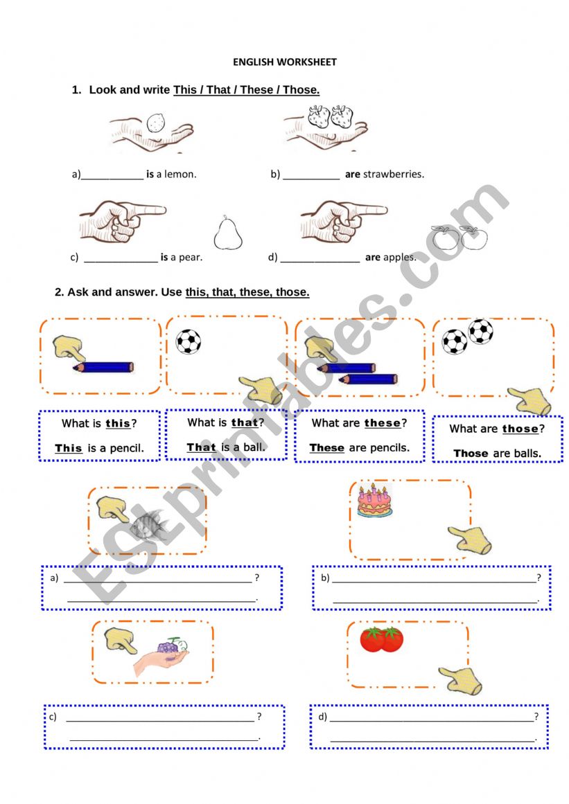 Worksheet on 