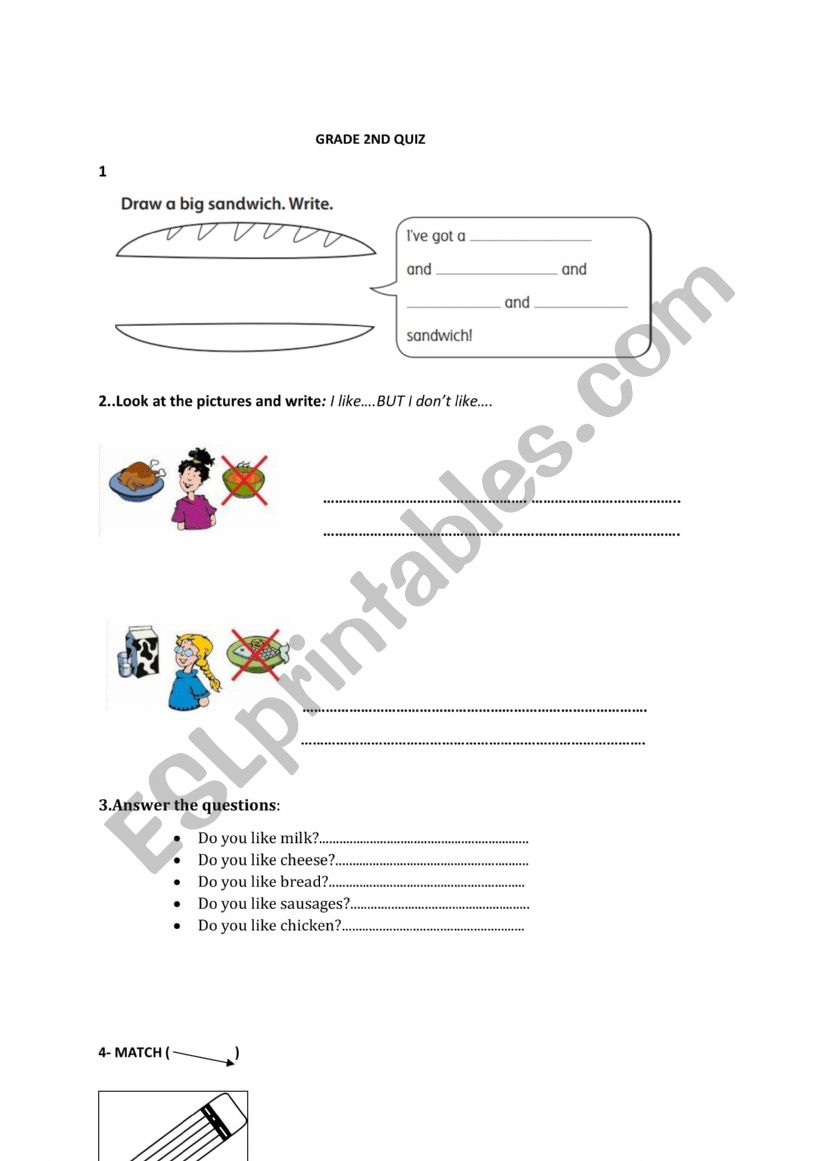 quiz worksheet