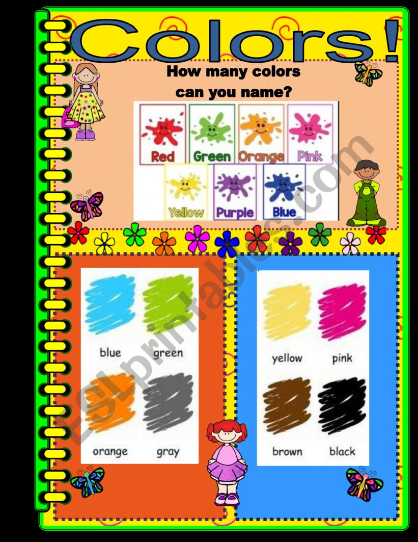 Colors worksheet