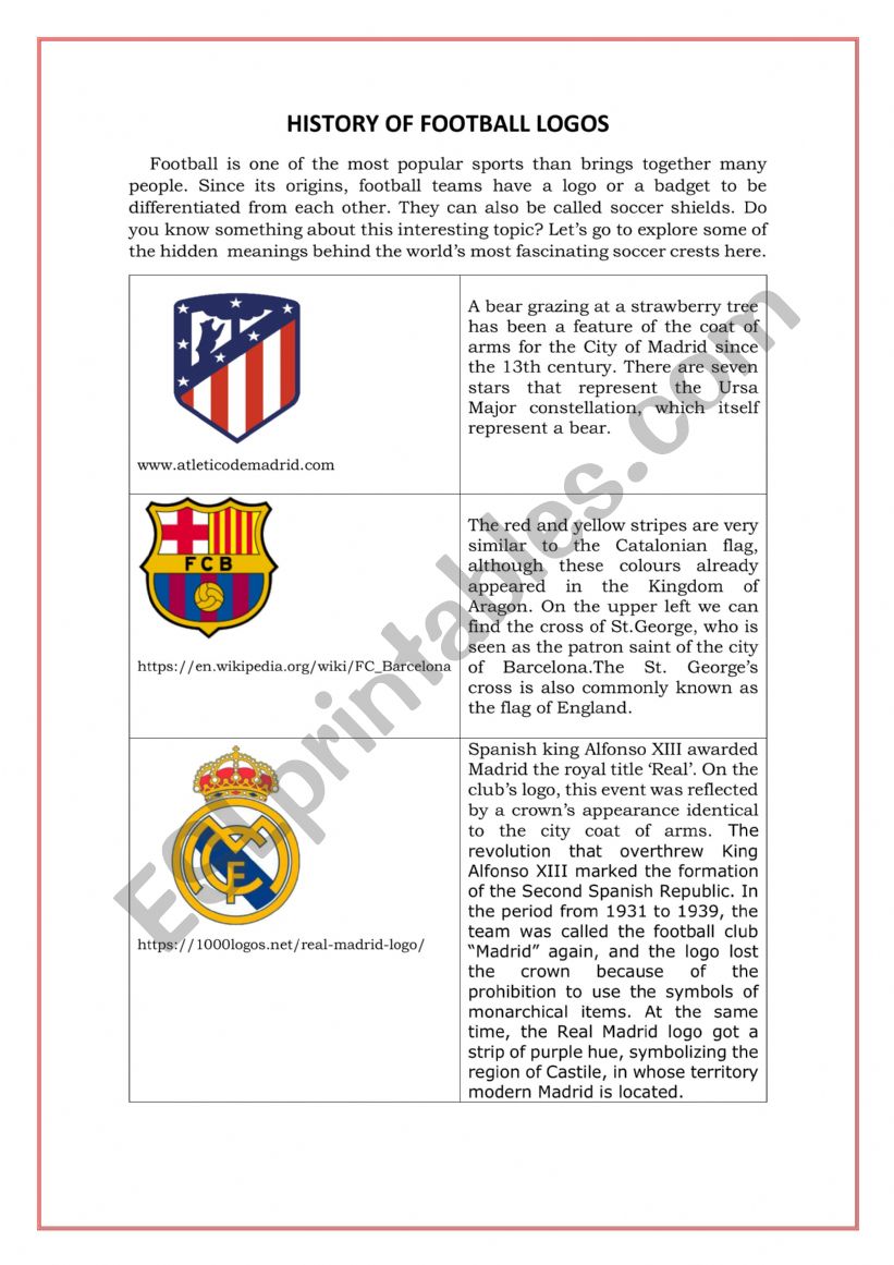 THE HISTORY OF FOOTBALL CRESTS