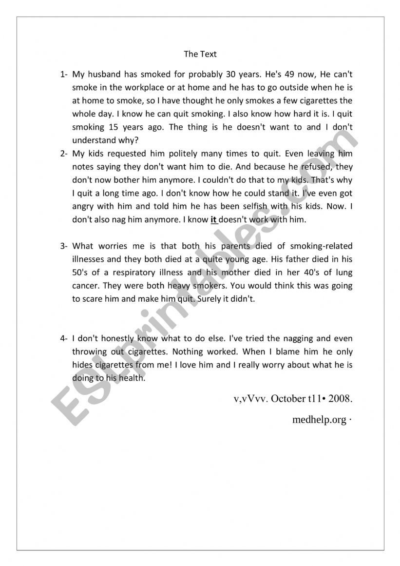 full-term test  2 worksheet