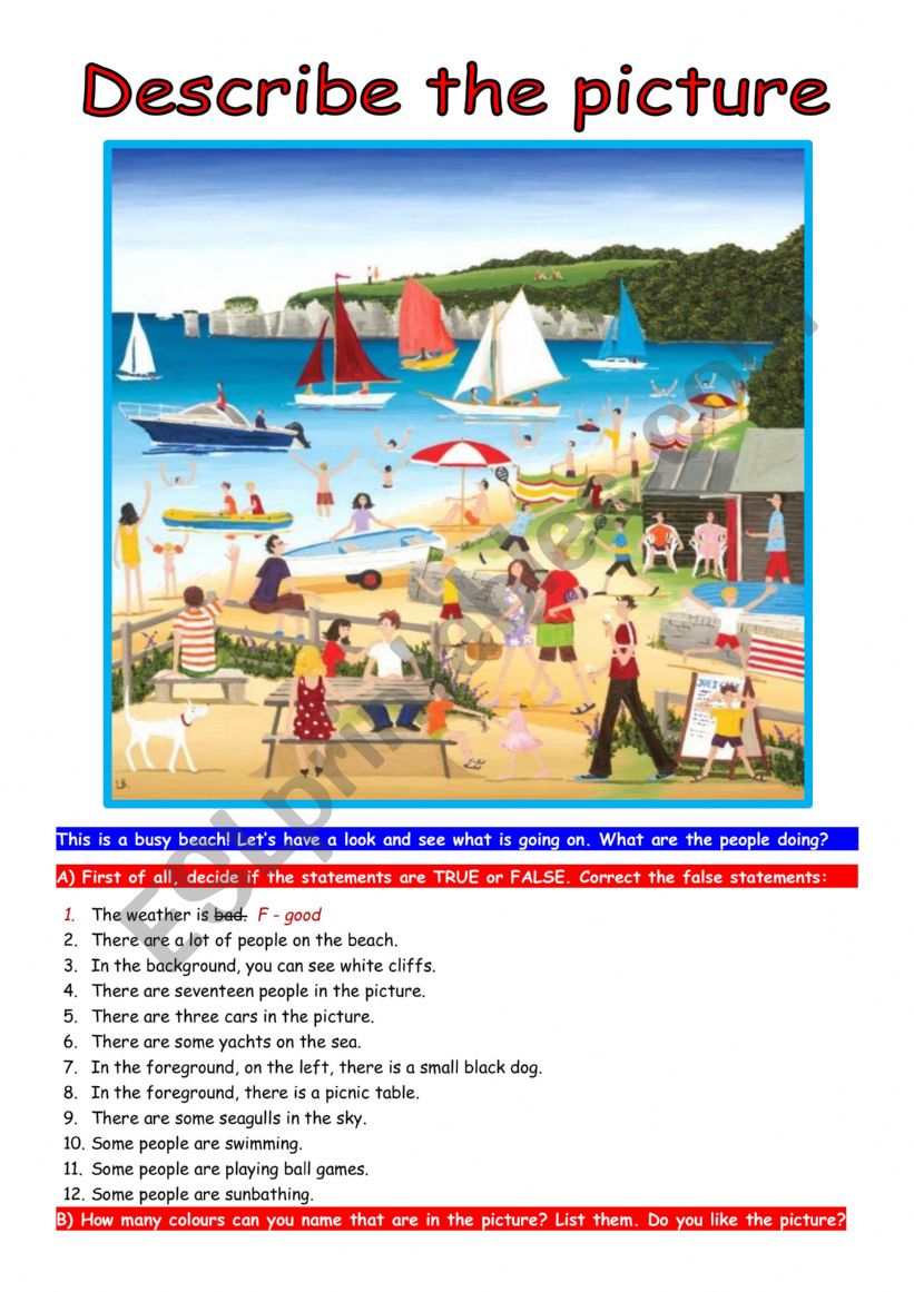 Words beginning with B - ESL worksheet by cunliffe