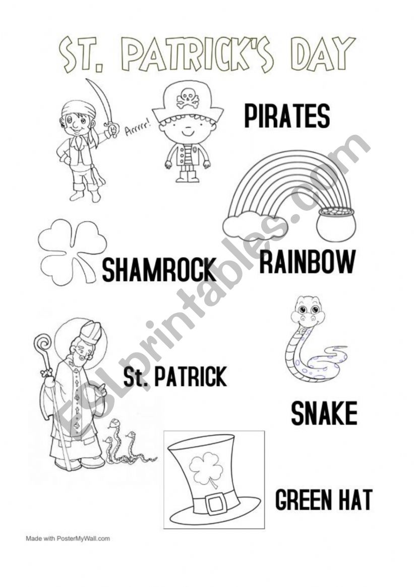 ST PATRICK�S DAY worksheet