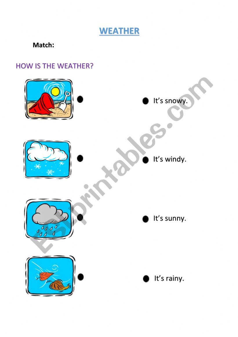 weather worksheet