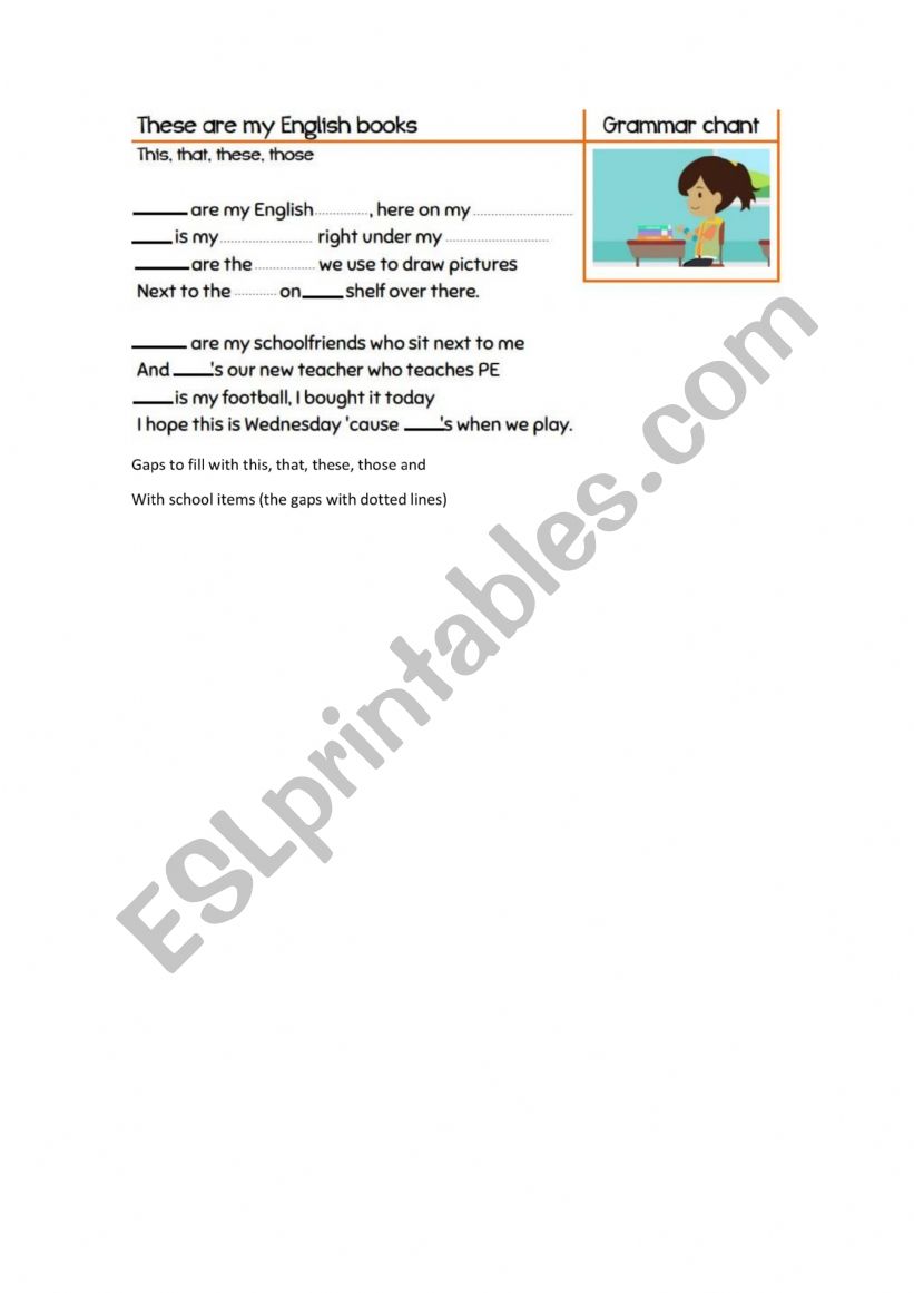 School objects and Determiners