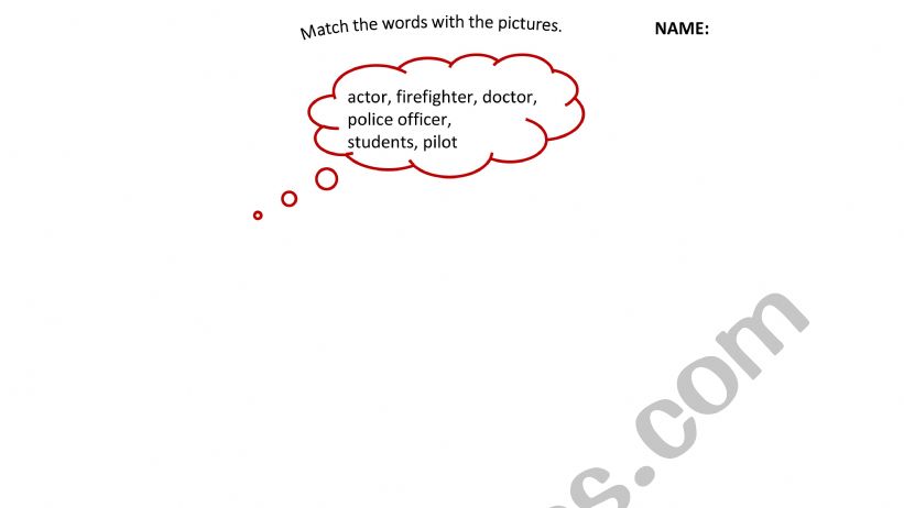 Jobs worksheet