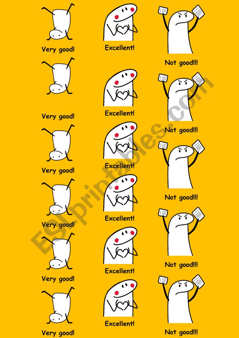 Englsih stickers Flork worksheet