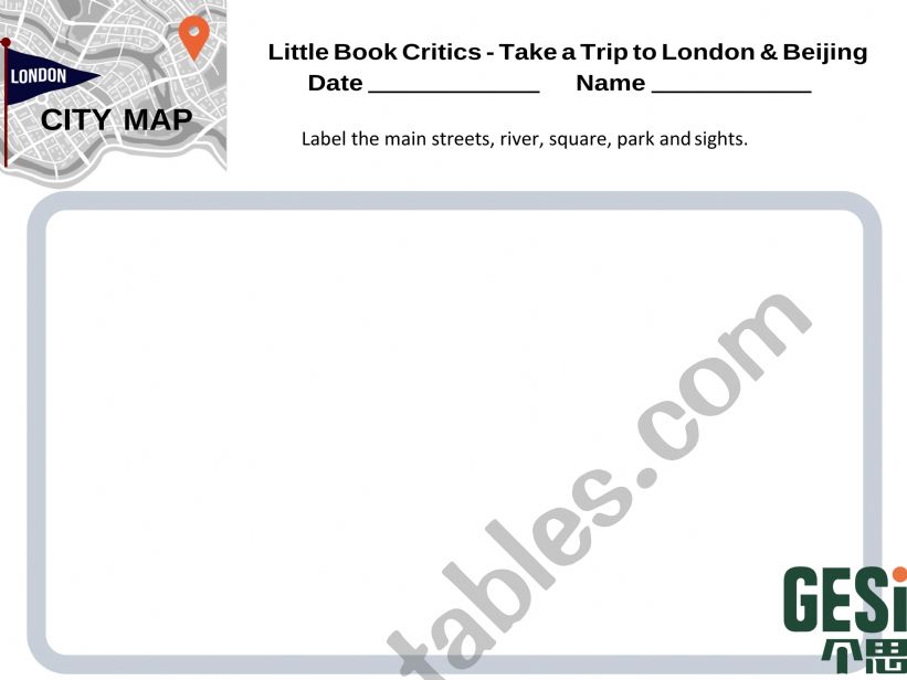 London vs Beijing worksheet