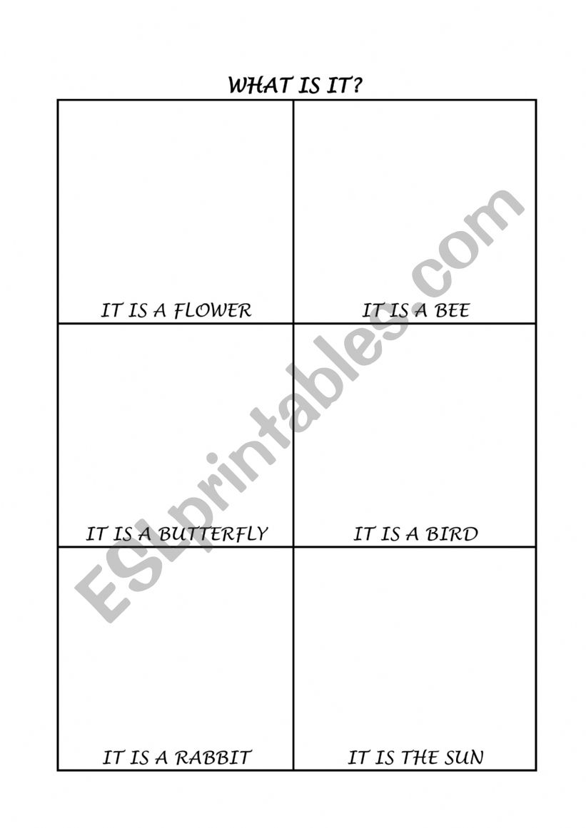 Spring worksheet