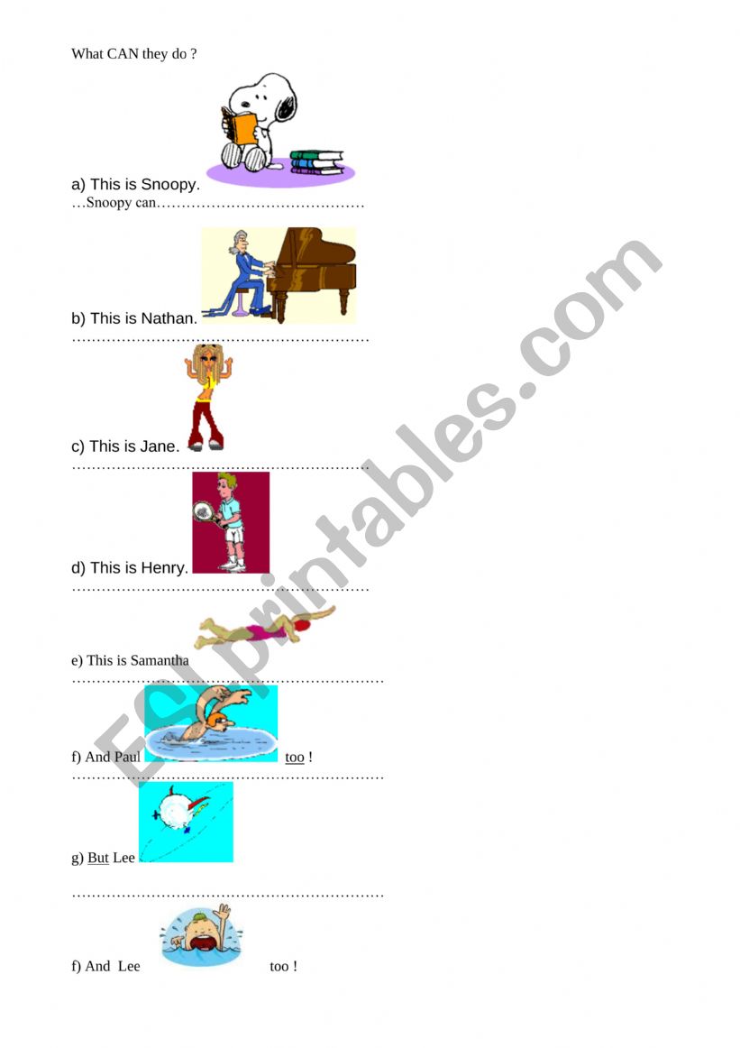 can/can�t worksheet