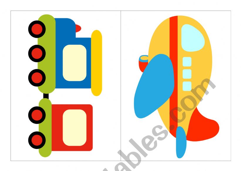 flashcards toys worksheet