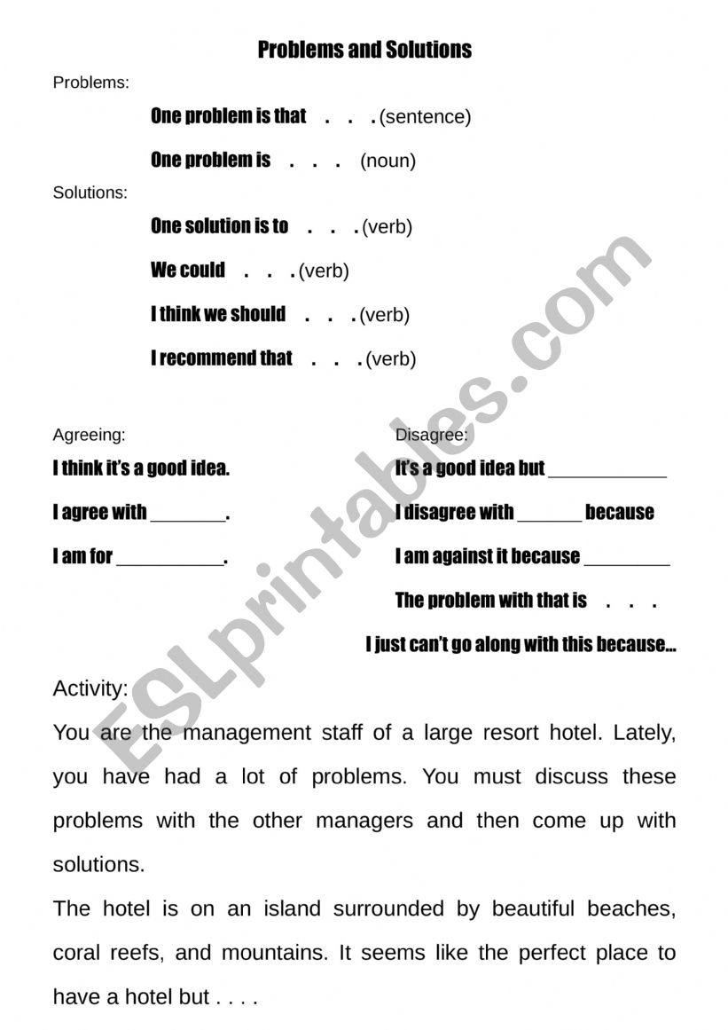 Solving Problems - Hotel - English for Travelers