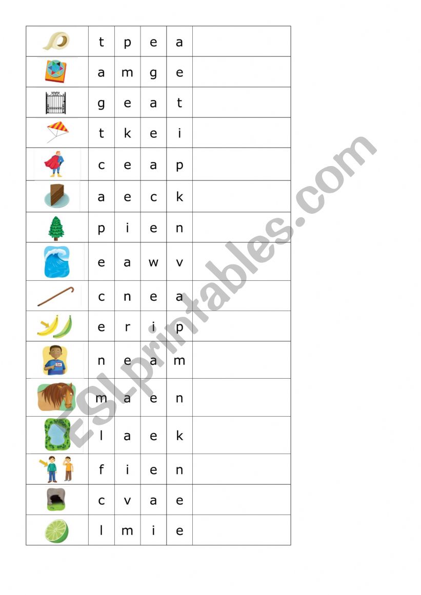 Oxford phonics 3 magic e words