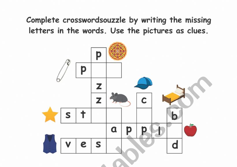 Crosswords worksheet