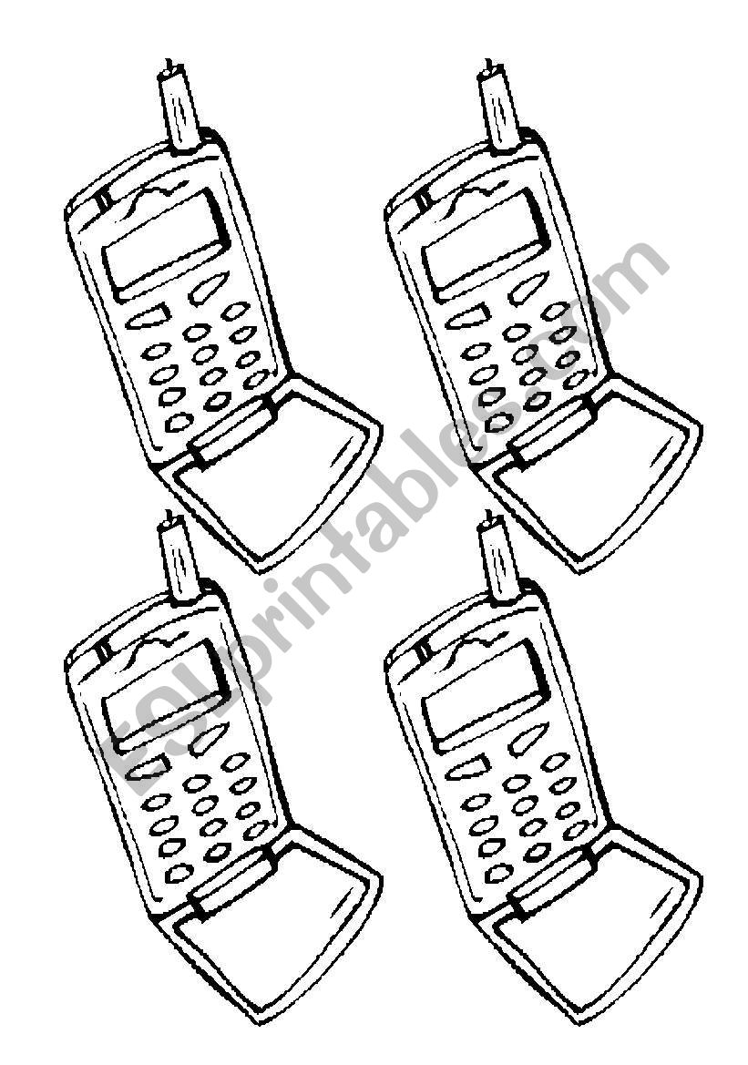 cell phones worksheet