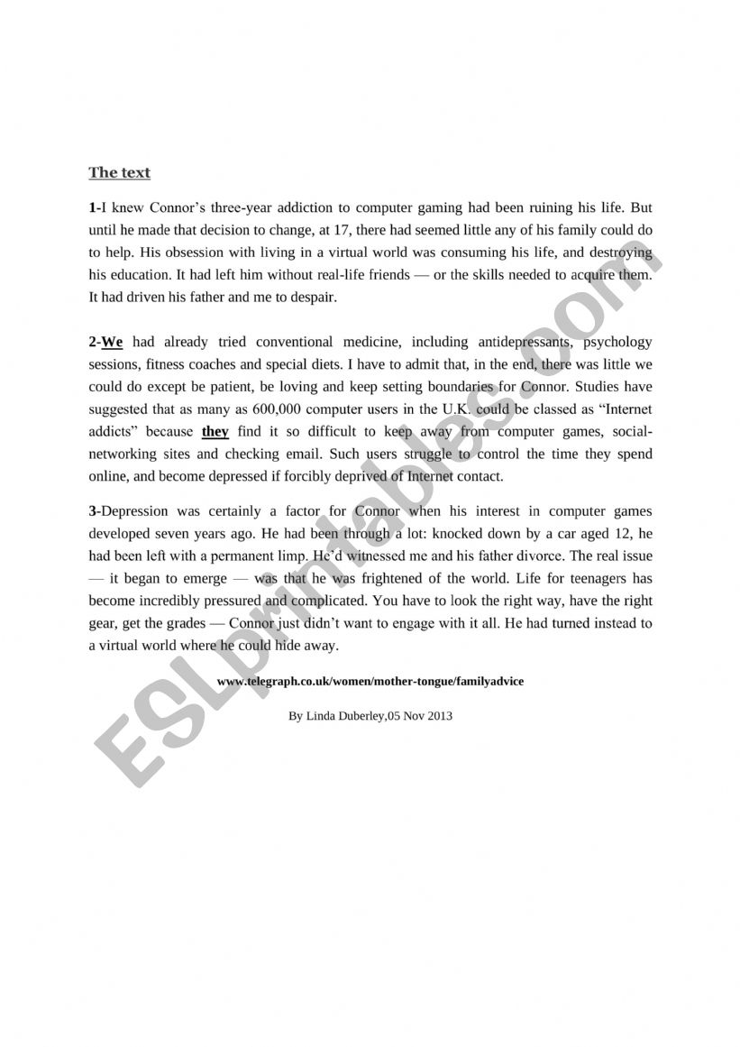 2nd form end term test3 worksheet