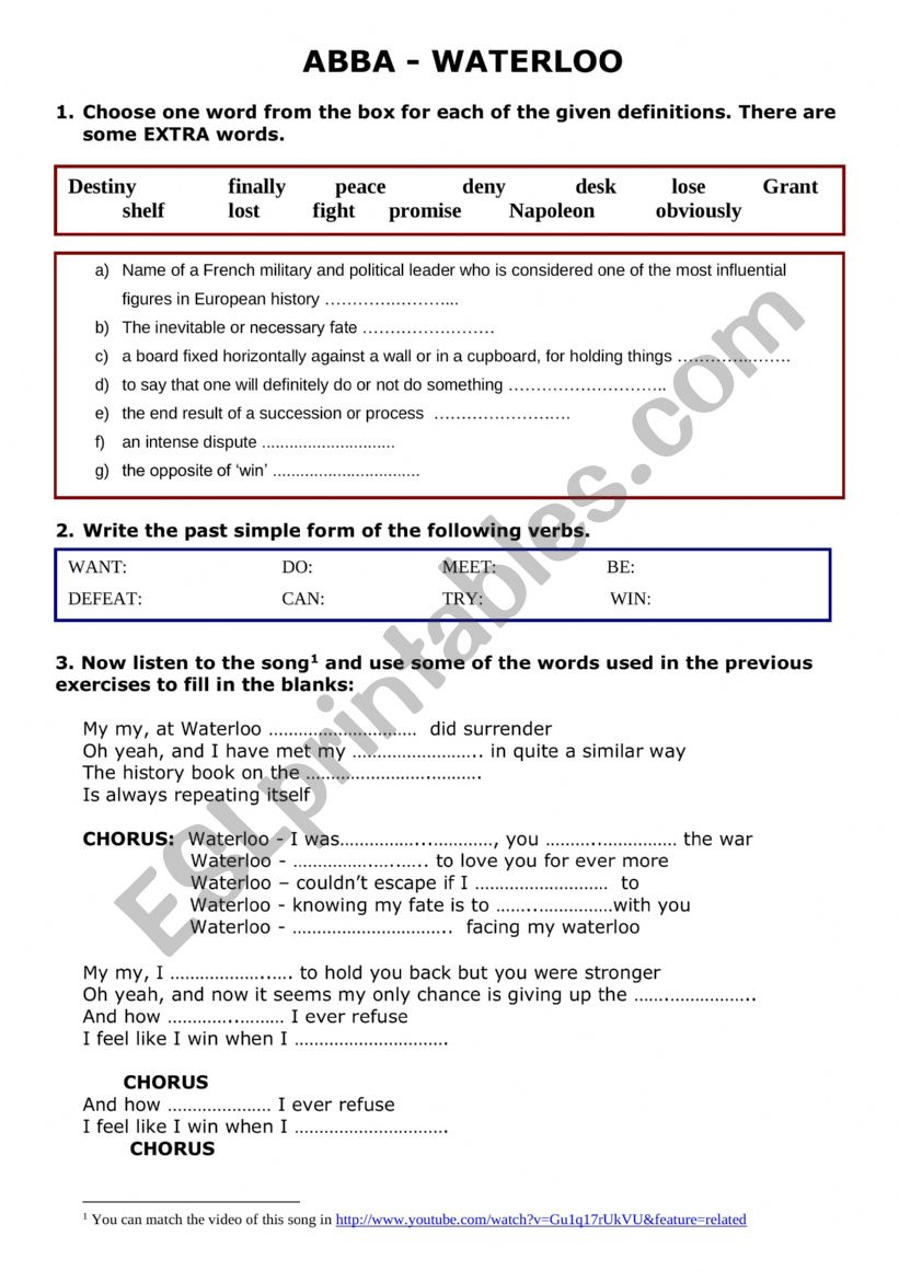 watermeloon worksheet