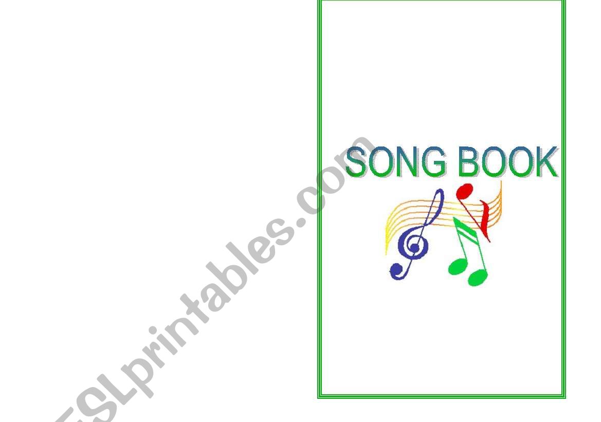 childrens songs worksheet