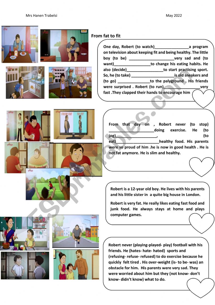 Tell me why - ESL worksheet by Hanen Trabelsi