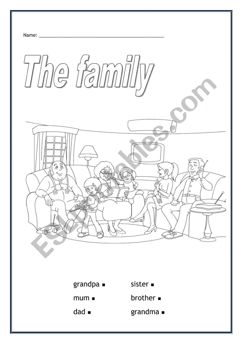 The family worksheet