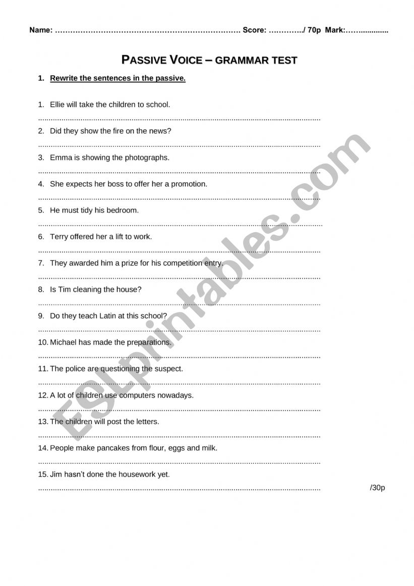 Modal verbs worksheet