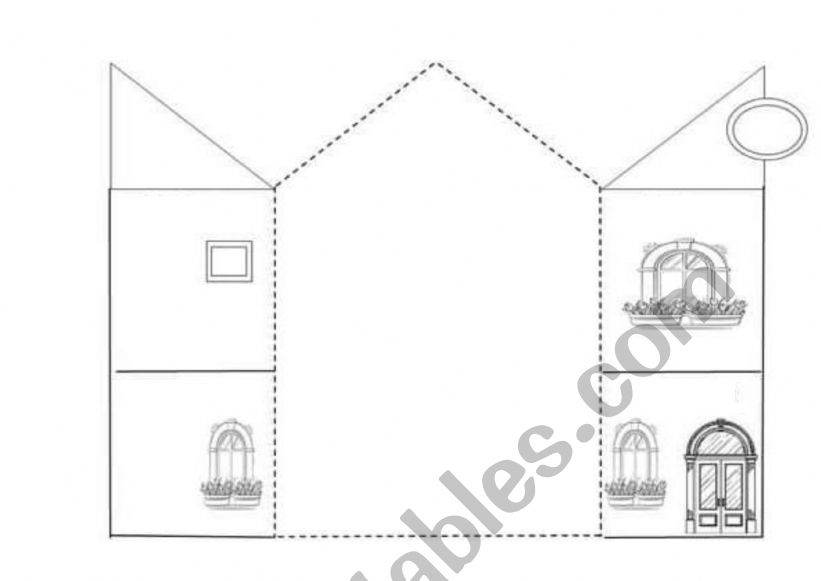 MY HOUSE worksheet