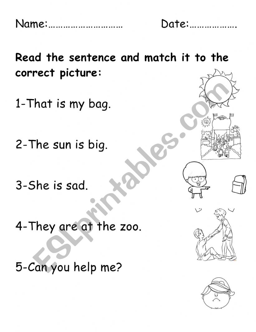 Reading worksheets worksheet