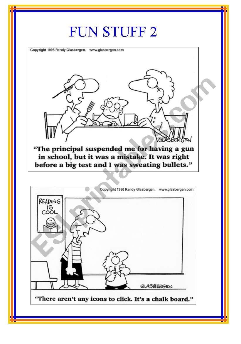 FUN STUFF 2 worksheet