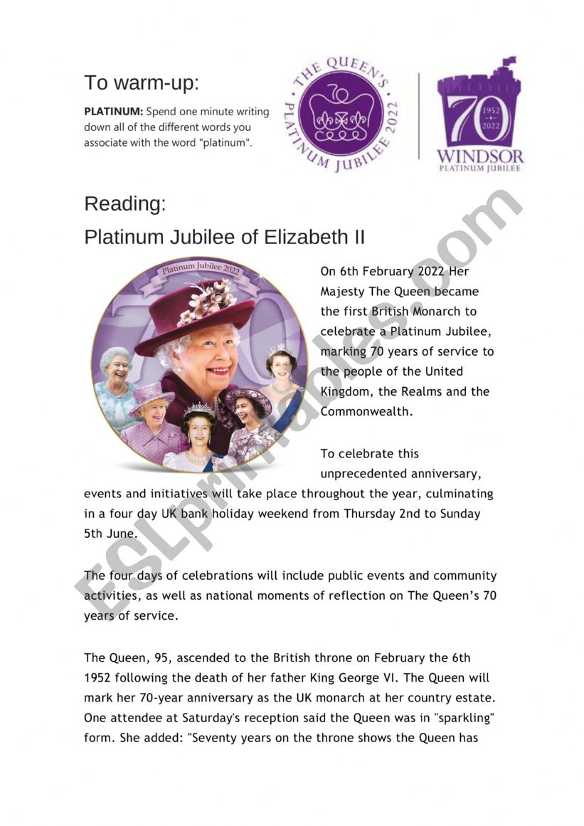 Platinum Jubilee of Elizabeth II