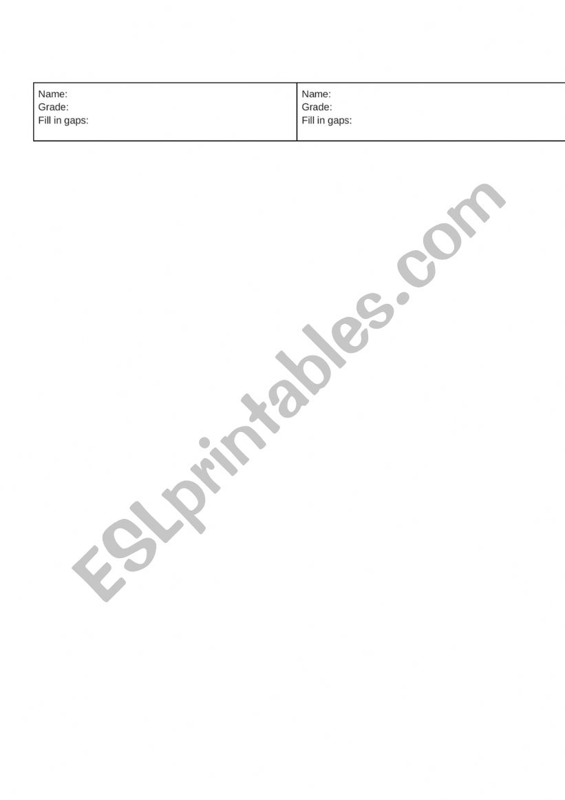 Rocket man worksheet