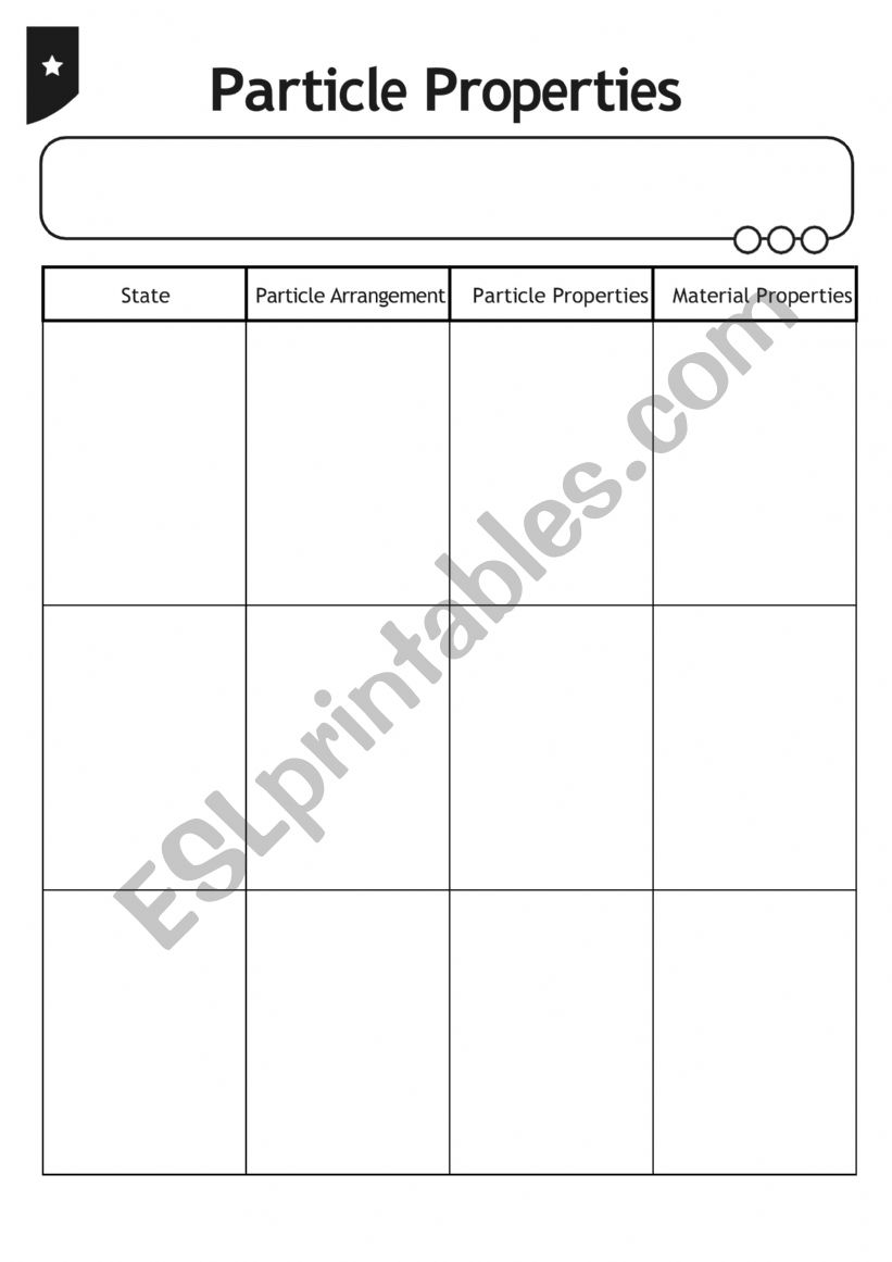 Solid liquid gas worksheet